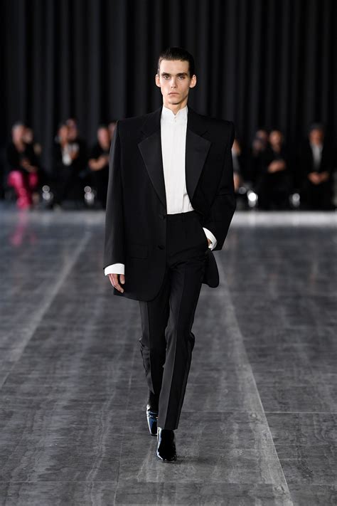 ysl mens black|yves saint laurent men's clothing.